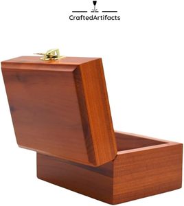 Urne en cèdre aromatique pour les cendres humaines et d'animaux, urne de crémation et d'aquamation pour adultes, nourrissons et animaux (petite) - Product Image 3
