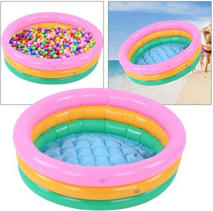 Vòng đầy màu sắc bé chơi nước hồ bơi PVC Hồ bơi bơm hơi cho trẻ em - Product Image 3