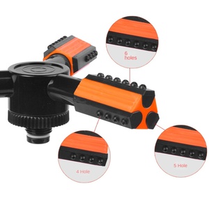 Tự Động 360 Độ Xoay Nhựa Mặt Đất Phun Nước Trigeminal Hệ Thống Thủy Lợi Cho Trang Trại & Vườn Lawn Tưới Nước Công Cụ - Product Image 3