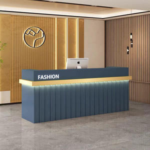 Mini pequeño pago en efectivo peluquería <span class=keywords><strong>barata</strong></span> TAMAÑO DE Hotel peluquería para tienda minorista exhibición redonda de pie Escritorio de recepción - Product Image 5