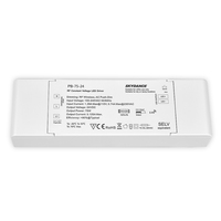 PB-75-24 RF sans fil led pilote 75W 24V CV 1 canal LED Dimmable Pilote pousser faible luminosité Alimentation