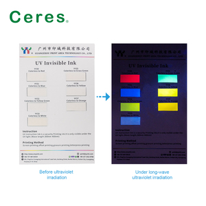 Ceres an ninh Màn hình in ấn UV vô hình mực không màu để sóng chiều dài màu xanh sóng Chiều dài - Product Image 6