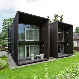 Casa Prefabbricata in Acciaio a Energia Solare ed Ecologica, Ufficio Modulare Ignifugo e Leggero, Edificio Commerciale - Product Image 2