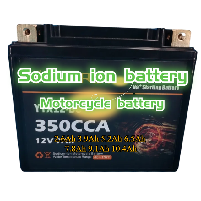 Motorcycle Sodium Ion Battery 12v 2.6AH 4ah 5ah 6AH 7AH 8AH 10AH Baterai Sepeda Motor Motorradbatterie Motorcycle Battery