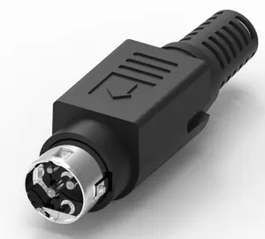 Power DIN 3 Pin Male Cable Connector