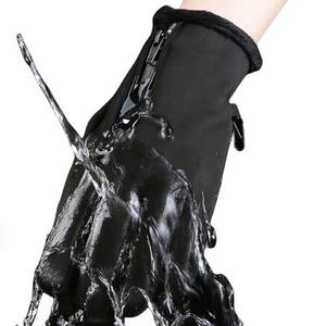 Vente en gros Gants de cyclisme Hiver Fermeture éclair Coupe-vent Gants de ski imperméables et chauds - Product Image 4