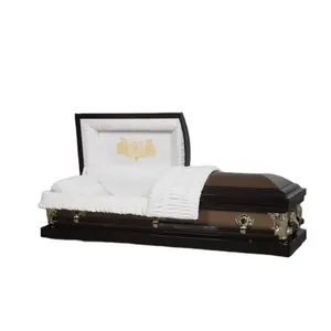 Thép tiêu chuẩn Burial 4427 quan tài quan tài bằng kim loại để bán