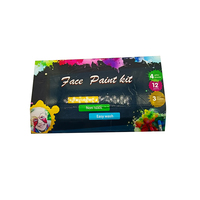 Palette de Maquillage en Silicone de Haute Qualité, Kit de Peinture Coloré pour Adultes, Ombres à Paupières Uniques, Peinture Aquarelle Portable pour l'Art Corporel