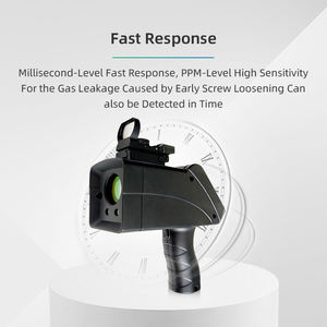 Портативный лазерный датчик инфракрасный пистолет лазерный тип газа CH4 детектор Утечки метана удаленный лазерный детектор газа - Product Image 4