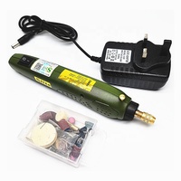 Mini meuleuse électrique 12V outil rotatif Micro machine de gravure et de polissage P500-11 pour les projets de bricolage