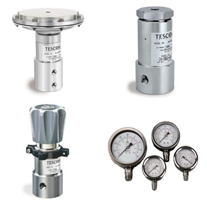 Regolatore di Pressione Emerson TESCOM 26-1700 in Acciaio Inox 316, Valvola Riduttrice di Pressione 50-6000PSIG con Manometro <span class=keywords><strong>WIKA</strong></span> - Product Image 3