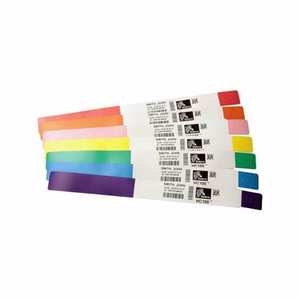 Pulsera de identificación roja 10012717-1K para adultos o niños pulsera de identificación médica hospitalaria para <span class=keywords><strong>Zebra</strong></span> ZD410 LP2824 <span class=keywords><strong>ZT230</strong></span> - Product Image 3