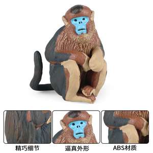 Yxs simulazione modello solido bambini <span class=keywords><strong>Primate</strong></span> Golden fauna selvatica giocattolo <span class=keywords><strong>scimmia</strong></span> ape macaco - Product Image 4