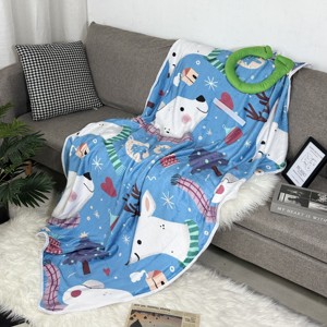 Couverture de canapé Halloween personnalisée en tricot à pois, motif uni, pour <span class=keywords><strong>chambre</strong></span> à coucher, salon, chaise <span class=keywords><strong>d</strong></span>'extérieur, style marin de festival - Product Image 4