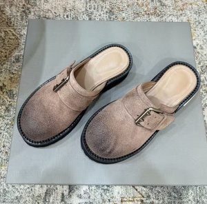 Sandalias BURKEN de verano para mujer, modelo 2026, hechas de cuero genuino, con suela gruesa, transpirables y antideslizantes. - Product Image 1