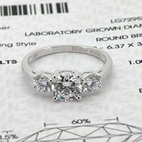 de bagues de fiançailles en Moissanite 2ct coupe poire S925 bagues en Moissanite en argent Sterling bijoux bague Moissanite
