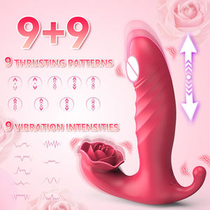 Vibrateur télécommandé Rose Panties, stimulateur du point G et du clitoris, jouets sexuels pour femmes et couples, plaisir vibrant et pulsé - Product Image 5