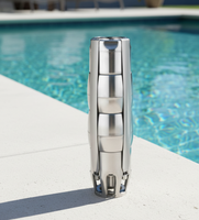 Pompe à eau submersible LED 12V DC à haut débit, rechargeable solaire, pour oxygénation et circulation des bassins extérieurs et fontaines