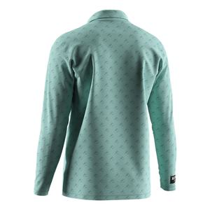 Camiseta de Golf de Manga Larga para Hombre, Sublimada, de Poliéster, Secado Rápido, con Estampado de Camuflaje Floral, Marca [Nombre de la Marca] - Product Image 2
