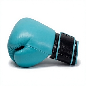 Guantes de Boxeo de Cuero, Guantes de Entrenamiento de Kick Boxing, Cierre de Gancho y Bucle en la Muñeca, Logotipo Personalizado - Product Image 4