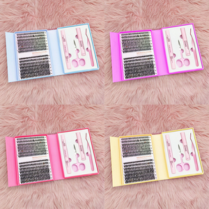 Bộ mi giả handmade, nhiều kiểu uốn, tự nhiên, chất liệu lông chồn giả, tự làm, dạng chùm, mi quạt - Product Image 5