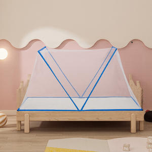 <span class=keywords><strong>Lit</strong></span> simple Portable respirant pliable maille tente auvent mongol <span class=keywords><strong>pliant</strong></span> moustiquaire pour chambre moustiquaire couverture pour - Product Image 6