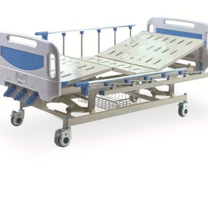 Cama de Hospital Manual Shilleva de Tres Funciones con Respaldo y Reposapiés Ajustables para Cuidado de Pacientes Adultos - Product Image 2