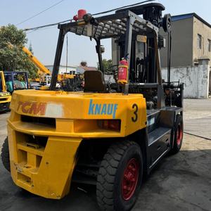 Montacargas Diésel TCM FD25T3 Usado en Japón, 7 Toneladas, Montacargas de Segunda Mano con Mástil de Tres Etapas para Manejo de Materiales en Almacenes, en Venta - Product Image 1