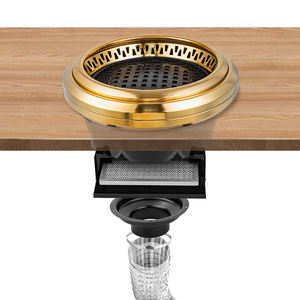 Griglia Elettrica Circolare Senza Fumo per BBQ Coreano da Interno con Carrello in Acciaio Inox 1600W per Uso Interno - Product Image 6