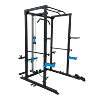 Gymbopro Professionnel Smith Machine Multi-fonctionnelle, Rack à Squat, Équipement d'Entraînement de Musculation en Acier pour la Maison