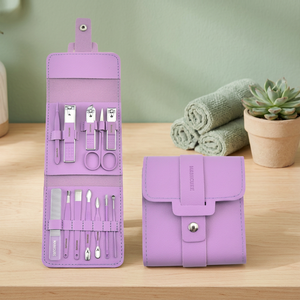 Set de Manicura, Cortaúñas de Acero Inoxidable, Set de Tijeras para Uñas, Kit Portátil, 12 Piezas - Product Image 4