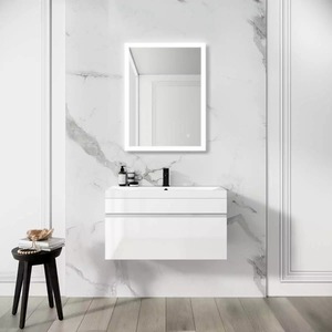 Specchio da <span class=keywords><strong>Bagno</strong></span> LED Intelligente <span class=keywords><strong>con</strong></span> Illuminazione e Antiappannamento - Specchio da Parete ad Alta Definizione <span class=keywords><strong>con</strong></span> Dimmer Touch - Product Image 6