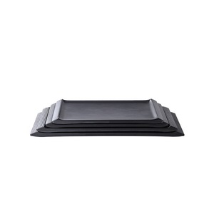 <b>Melamine</b> Japanese sushi <b>plate</b>, rectangular flat <b>plate</b>, commercial barbecue tableware, side dish <b>plate</b>, creative plastic - Product Image 2