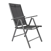 TIPTOP – chaises de jardin pliables à hauteur réglable, chaises de salle à manger d'extérieur