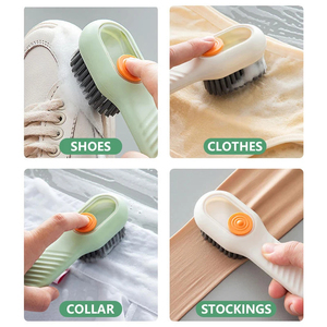 Wholesale Multifunctional Soft-bristled Shoe <b>Brush</b> Long Handle Clothes Add Clothing <b>Cleaning</b> Tools - Product Image 2
