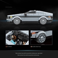 NUEVO 100316 Modelo de Bloques de Construcción de Coche, Camión y Tranvía de Cobertura Completa, Juguete de Construcción de Plástico de 40 Piezas para Niños