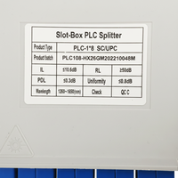 APT PLC LGX BOX 1*8 Carte de distribution de fibre optique de type cassette APC, équipement réseau passif POE IP