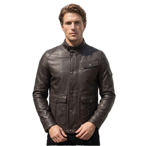 Chaqueta Utilitaria de Cuero Elite "Solo Rider" Expedition |   Ropa Exterior de Alta Gama para Hombre y Mujer, Diseño Ergonómico para Ciclismo - Product Image 1