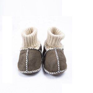 Fatti a mano Infantile in pelle di Agnello Del Bambino Scarpe Reale Della Pelliccia Del Bambino <span class=keywords><strong>Stivaletti</strong></span> 0-1Years di pelle di Pecora Del Bambino Calzature - Product Image 5