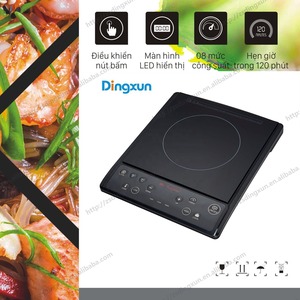 Placa <span class=keywords><strong>de</strong></span> <span class=keywords><strong>Inducción</strong></span> Eléctrica <span class=keywords><strong>de</strong></span> 2000W para Encimera, Certificación ETL, Control por Botones, Uso Comercial y Doméstico, OEM - Product Image 4