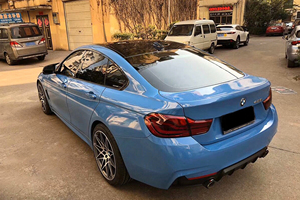 Vinilo Satinado para Envoltura de Automóviles, Color Azul Abu Dhabi, PET de Alto Brillo, con Liberación de Aire, Auto-Reparable, para Envoltura Completa de Automóviles, Película que Cambia de Color - Product Image 6