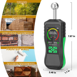 Humidimètre numérique sphérique portable pour bois avec écran LCD, idéal pour l'emballage, <span class=keywords><strong>les</strong></span> matériaux de construction, <span class=keywords><strong>les</strong></span> <span class=keywords><strong>murs</strong></span> peints et <span class=keywords><strong>les</strong></span> propriétés familiales - Product Image 2