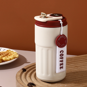 New Design Double Wall Stainless Steel Insulated Smart Travel <b>Coffee</b> Milk Mugs Water <b>Bottle</b> With LED Temperature Display - Product Image 2