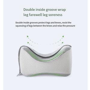 All'ingrosso con bende contorno gamba distanziatore cuscino del ginocchio ortopedico zeppa gamba cuscino Memory Foam cuscino ginocchio <span class=keywords><strong>per</strong></span> il lato del sonno - Product Image 3