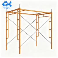 Système de cadre en acier galvanisé moderne, plateforme d'échafaudage mobile de type H, fabricant de Cuplock pour la construction en béton dans les hôtels