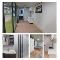 Maisonnette portable, maison préfabriquée modulaire, abri d'urgence, solution de construction temporaire