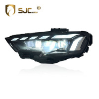 Feux avant de voiture SJC pour Audi A3, ensemble de phares 17-20, lentille laser modifiée, feux de jour