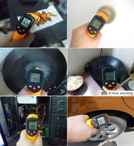 Thermomètre industriel à pistolet de température largement utilisé Thermomètre infrarouge neutre Thermomètre électronique de cuisine - Product Image 6