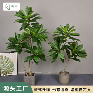 Árbol Artificial de Ficus Zhi Ji de 100cm/200cm, PVC Suave, Alta Simulación, Decoración Interior para Hogar y Hotel - Product Image 5