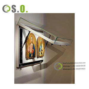 ชั้นวางโชว์พิพิธภัณฑ์สั่งทำพิเศษ ตู้โชว์พิพิธภัณฑ์ โครงสแตนเลสคุณภาพสูง ตู้โชว์กระจกสำหรับพิพิธภัณฑ์ - Product Image 2